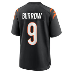 Nike Joe Burrow Cincinnati Bengals Player Game Jersey Black