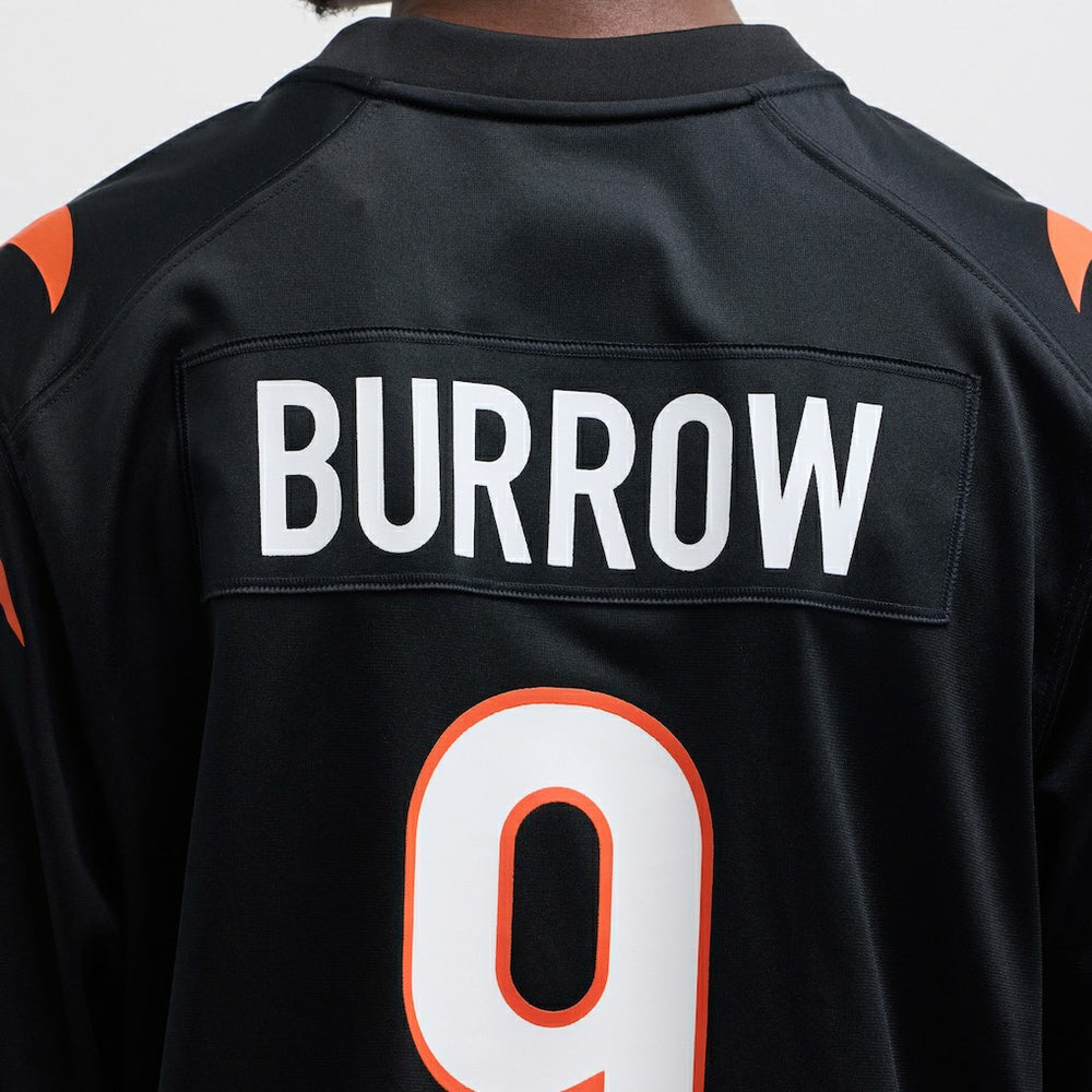 Nike Joe Burrow Cincinnati Bengals Player Game Jersey Black