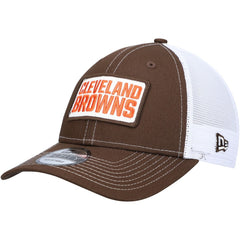 Cleveland Browns New Era 9FORTY Trucker Snapback Hat Brown