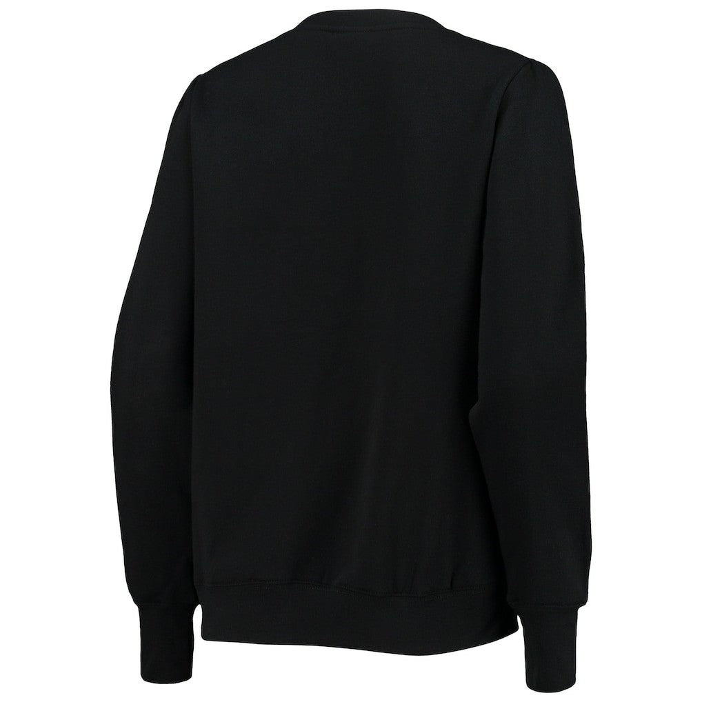 New Orleans Saints Cuce Women's Winners Square Neck Pullover Sweatshirt Black