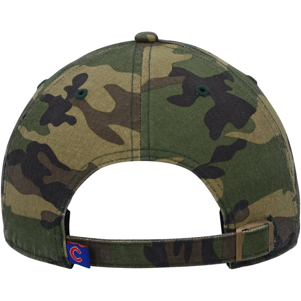 Chicago Cubs '47 Logo Clean Up Adjustable Hat - Camo - 47 brand Online