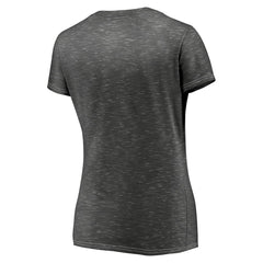 Fanatics Tampa Bay Buccaneers Women's League Leader Space Dye V-Neck T-Shirt Charcoal