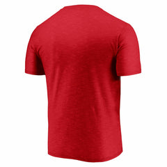 Cincinnati Reds Fanatics Primary Pill Space Dye T-Shirt - Red - Fanatics on Sale