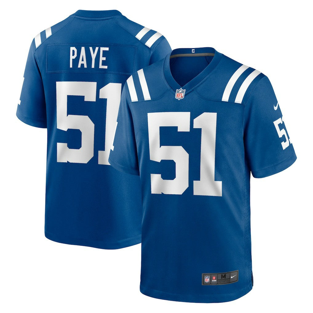 Nike Indianapolis Colts Game Jersey Royal