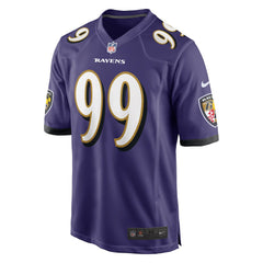 Nike Odafe Oweh Baltimore Ravens Game Jersey Purple