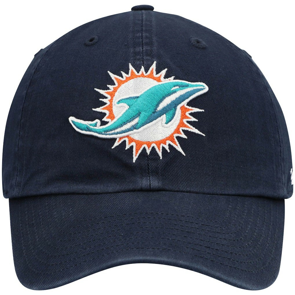 47 brand Miami Dolphins '47 Clean Up Alternate Adjustable Hat Navy