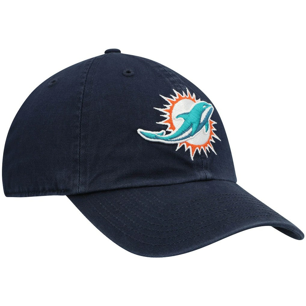 47 brand Miami Dolphins '47 Clean Up Alternate Adjustable Hat Navy