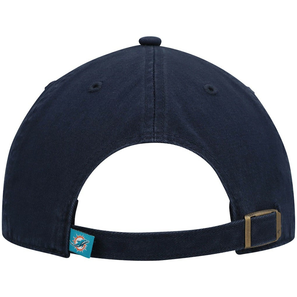 47 brand Miami Dolphins '47 Clean Up Alternate Adjustable Hat Navy