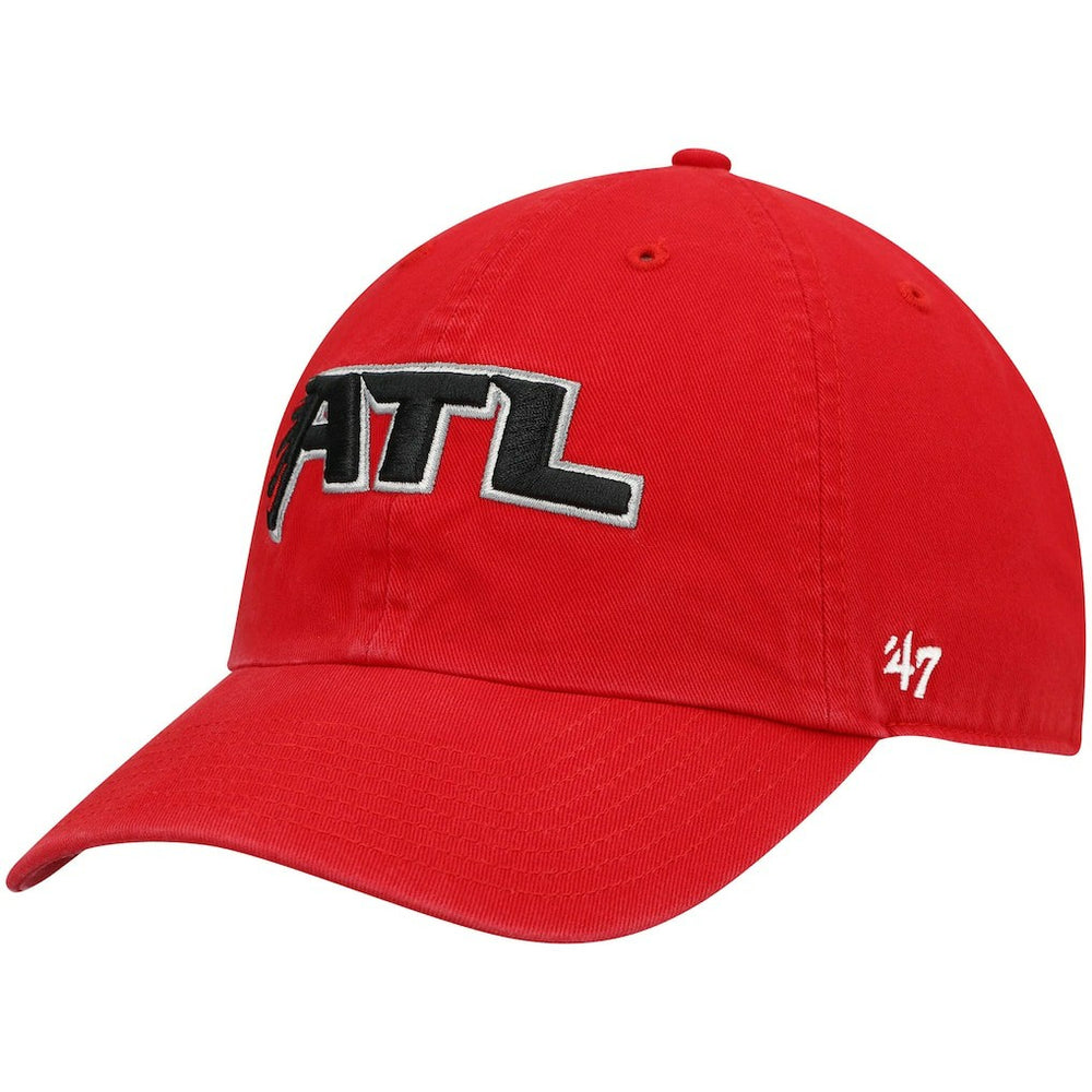 47 brand Atlanta Falcons '47 Clean Up Alternate Adjustable Hat Red