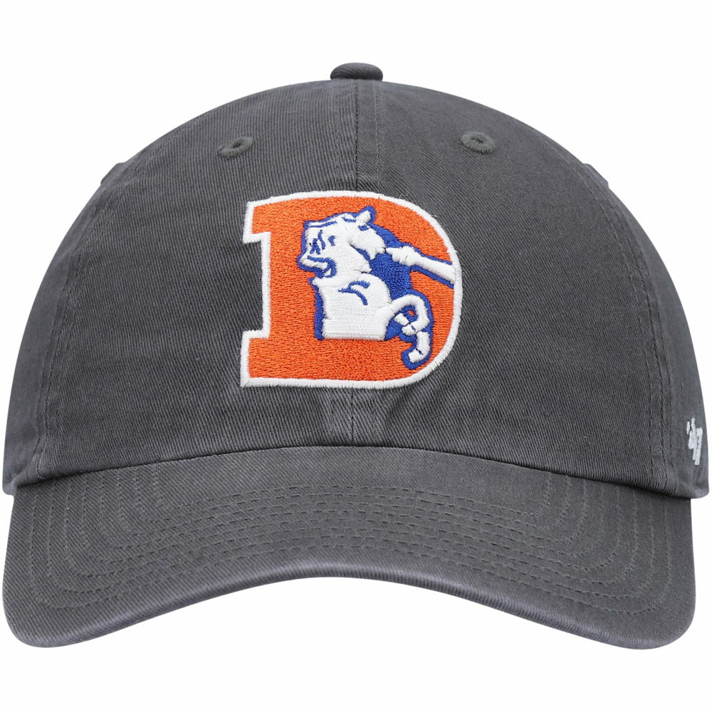 47 brand Denver Broncos '47 Clean Up Adjustable Hat Charcoal