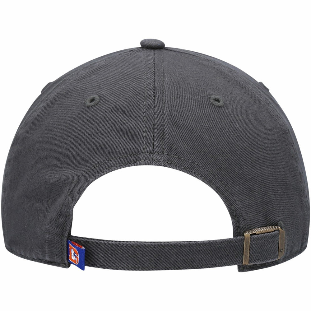 47 brand Denver Broncos '47 Clean Up Adjustable Hat Charcoal