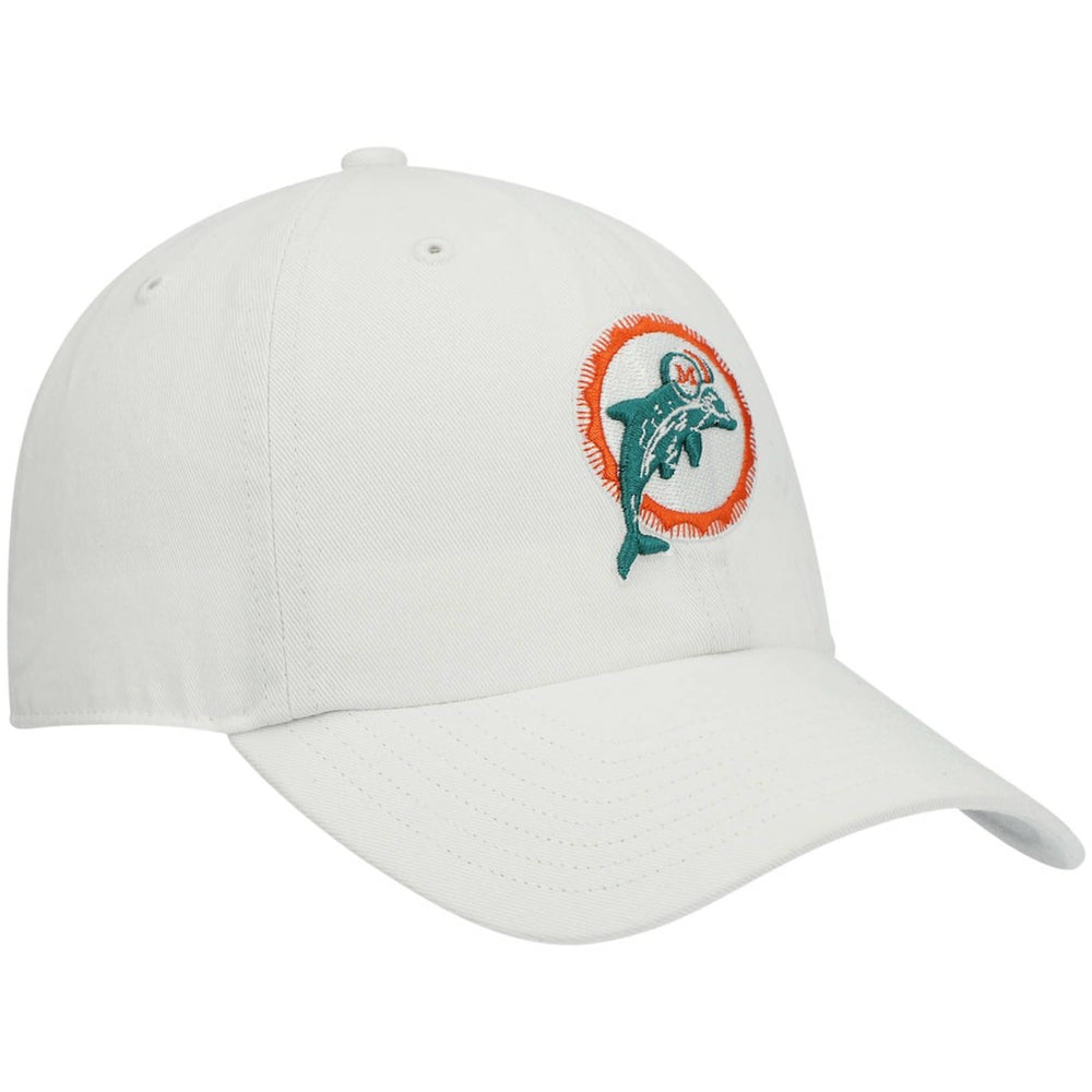 47 brand Miami Dolphins '47 Clean Up Adjustable Hat White