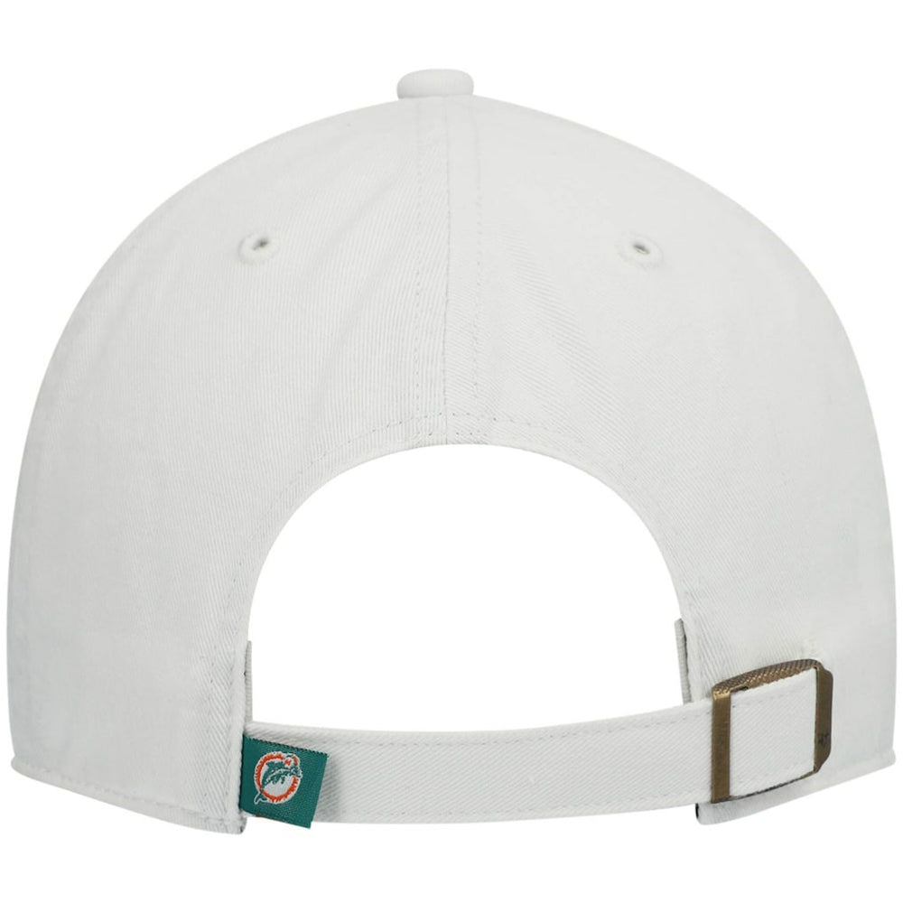 47 brand Miami Dolphins '47 Clean Up Adjustable Hat White