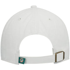 47 brand Miami Dolphins '47 Clean Up Adjustable Hat White