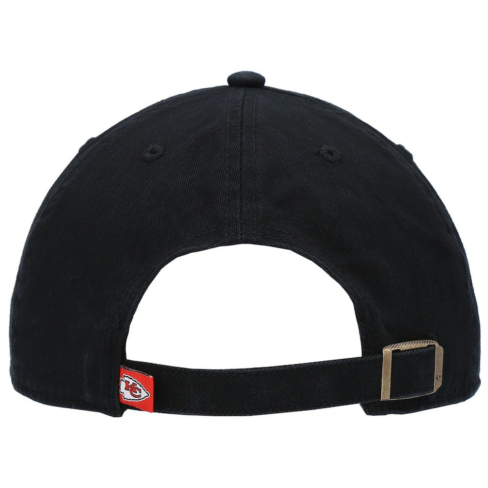 47 brand Kansas City Chiefs '47 Clean Up Script Adjustable Hat Black