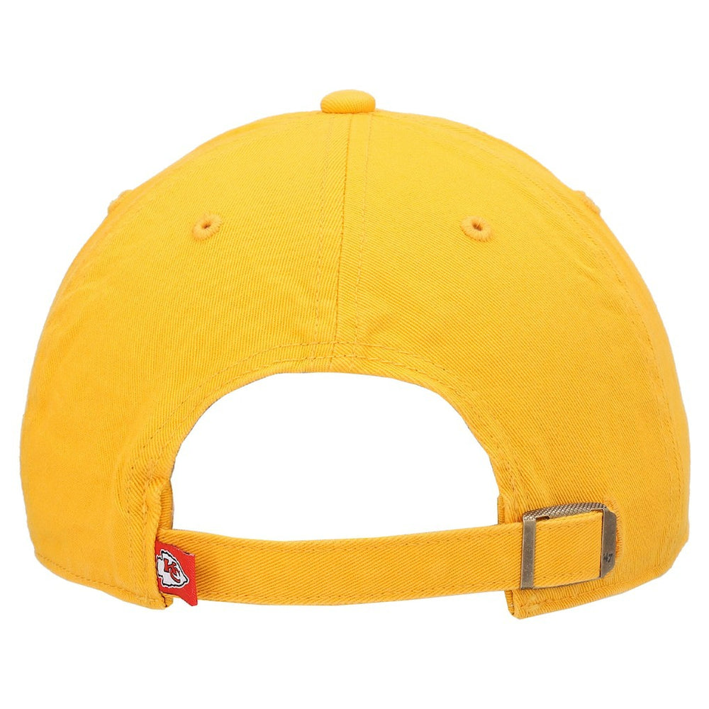 47 brand Kansas City Chiefs '47 Clean Up Script Adjustable Hat Gold