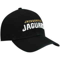 47 brand Jacksonville Jaguars '47 Clean Up Script Adjustable Hat Black
