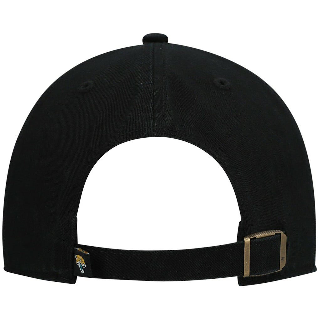 47 brand Jacksonville Jaguars '47 Clean Up Script Adjustable Hat Black