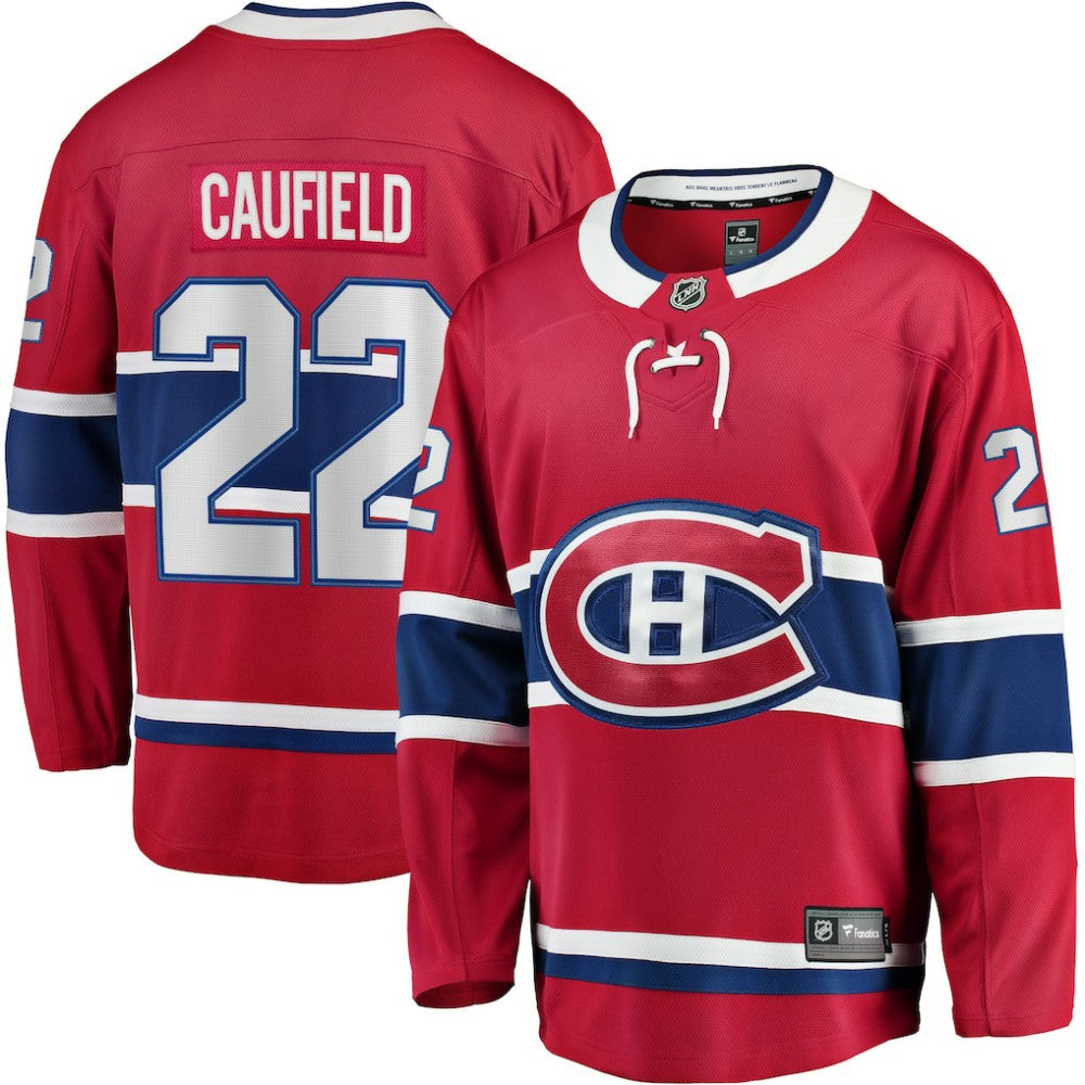 Cole Caufield Montreal Canadiens Fanatics Home Breakaway Replica Jersey - Red - NHL 4302471