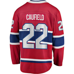 Cole Caufield Montreal Canadiens Fanatics Home Breakaway Replica Jersey - Red - NHL 4302471