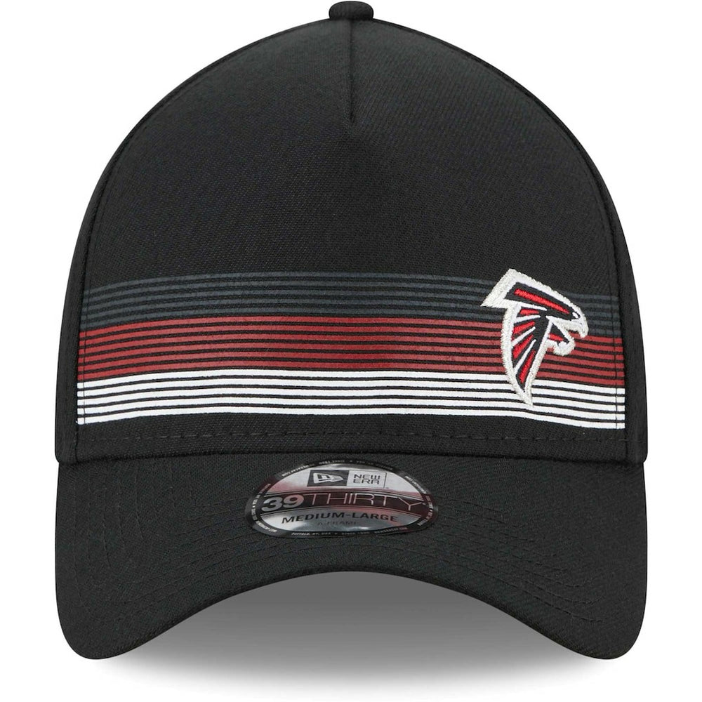 Atlanta Falcons New Era Flawless Stripe 39THIRTY Flex Hat Black