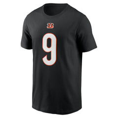 Nike Joe Burrow Cincinnati Bengals Player Name & Number T-Shirt Black