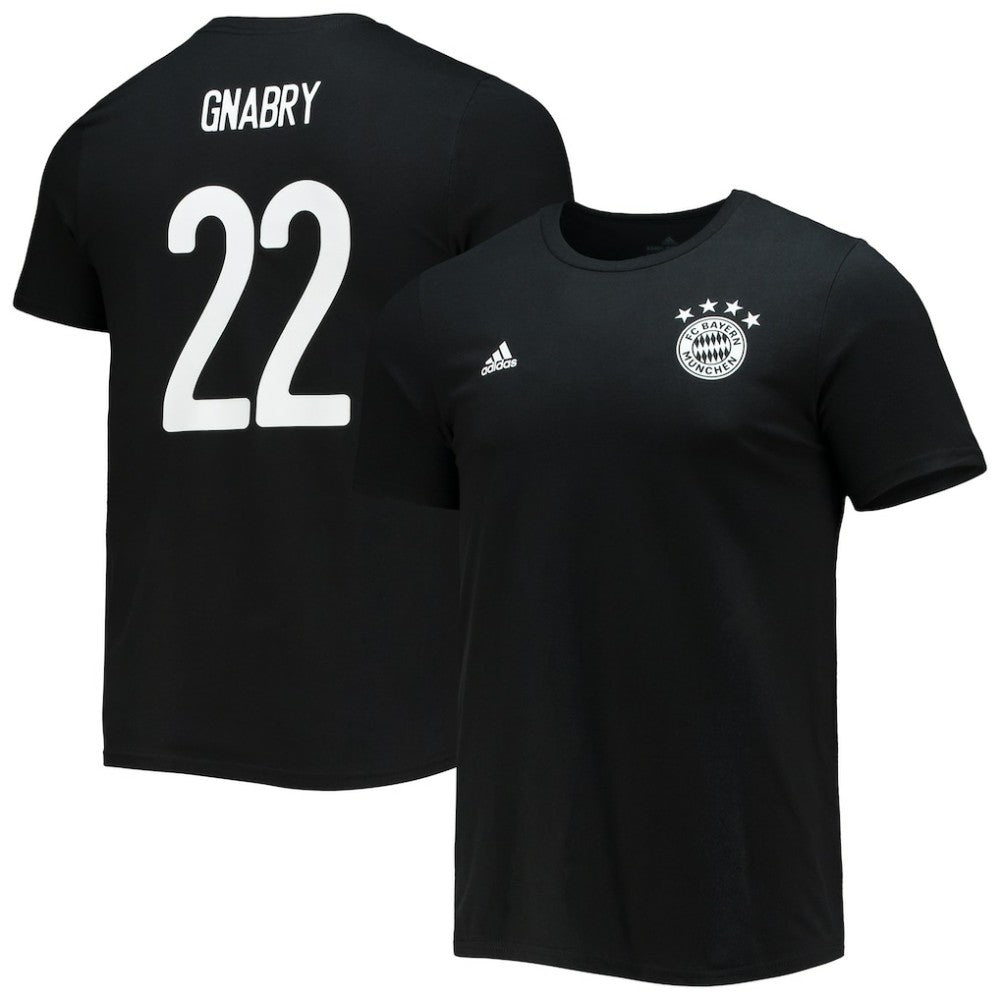 Serge Gnabry Bayern Munich Amplifier Name & Number T-Shirt Black - Adidas Discount