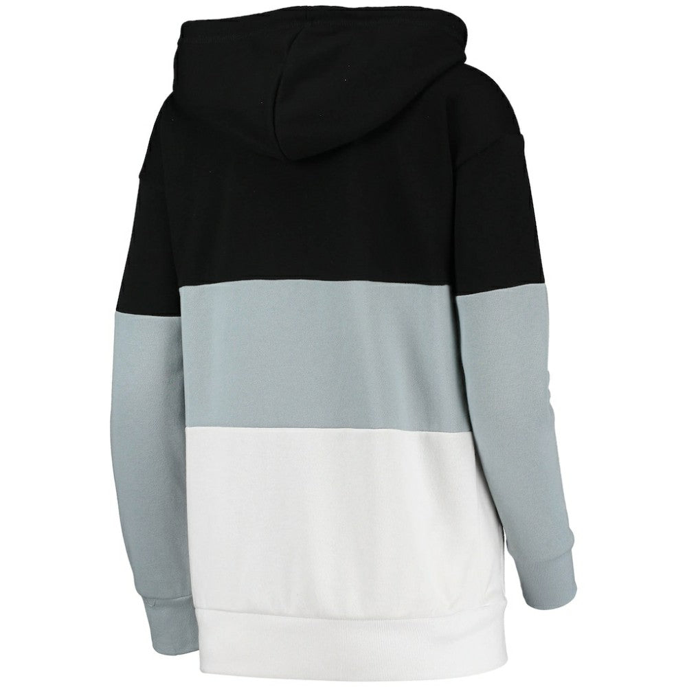 Chicago White Sox G-III Sports by Carl Banks Women's Block and Tackle Colorblock Pullover Hoodie - Black/Gray - MLB Online