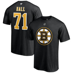 Taylor Hall Boston Bruins Fanatics Authentic Stack Name & Number T-Shirt - Black - NHL 4308472