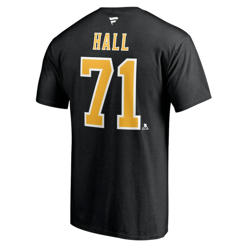 Taylor Hall Boston Bruins Fanatics Authentic Stack Name & Number T-Shirt - Black - NHL 4308472