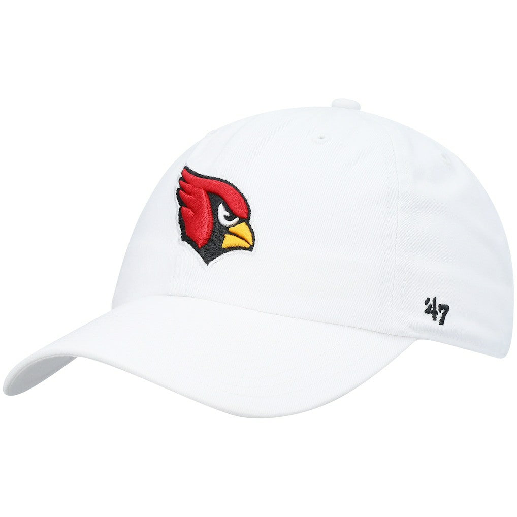 47 brand Arizona Cardinals '47 Clean Up Adjustable Hat White