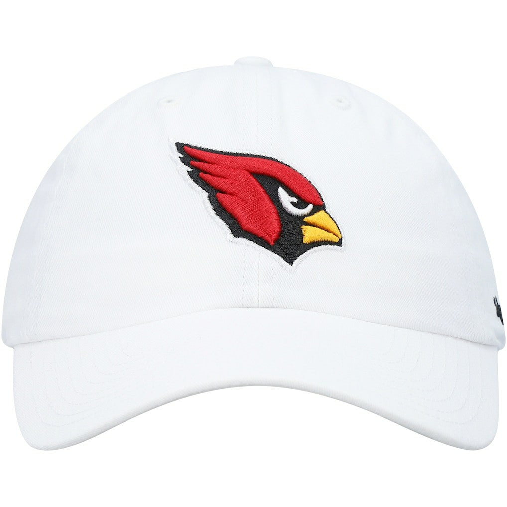 47 brand Arizona Cardinals '47 Clean Up Adjustable Hat White