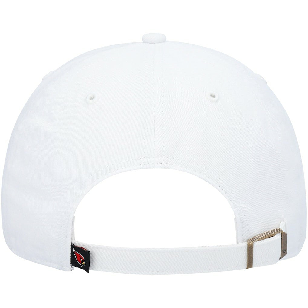 47 brand Arizona Cardinals '47 Clean Up Adjustable Hat White