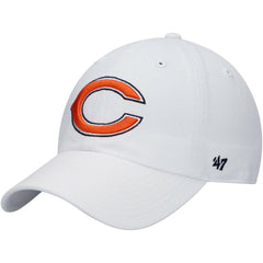 47 brand Chicago Bears '47 Logo Clean Up Adjustable Hat White