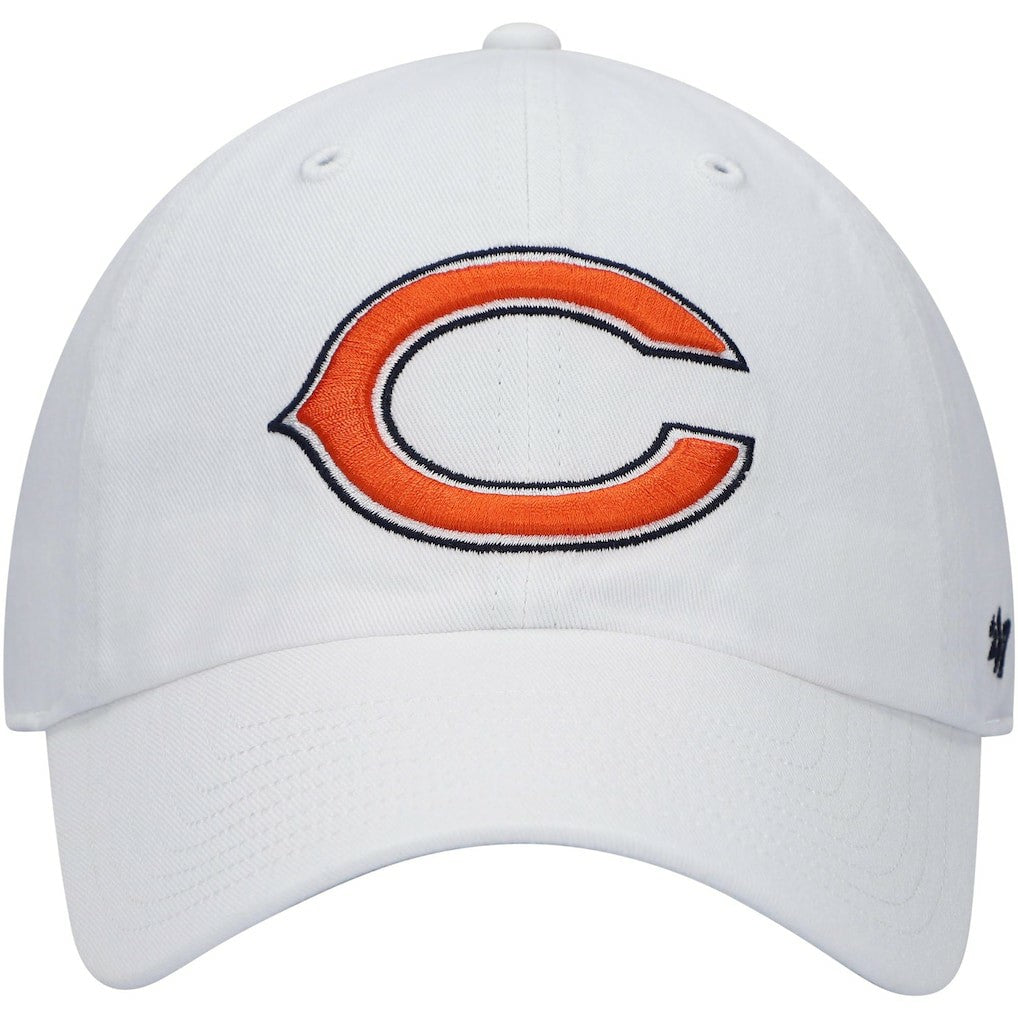 47 brand Chicago Bears '47 Logo Clean Up Adjustable Hat White