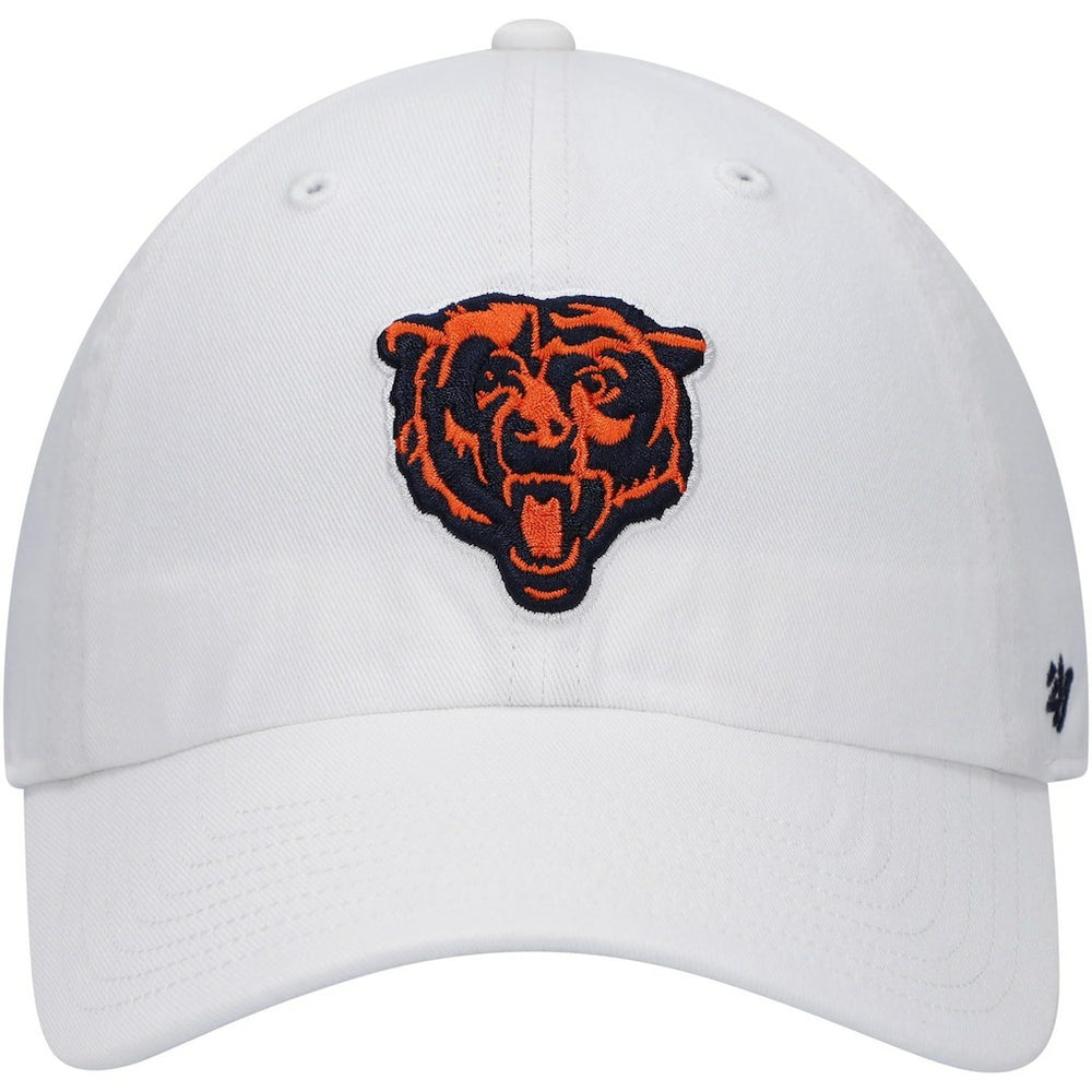 47 brand Chicago Bears '47 Team Clean Up Adjustable Hat White