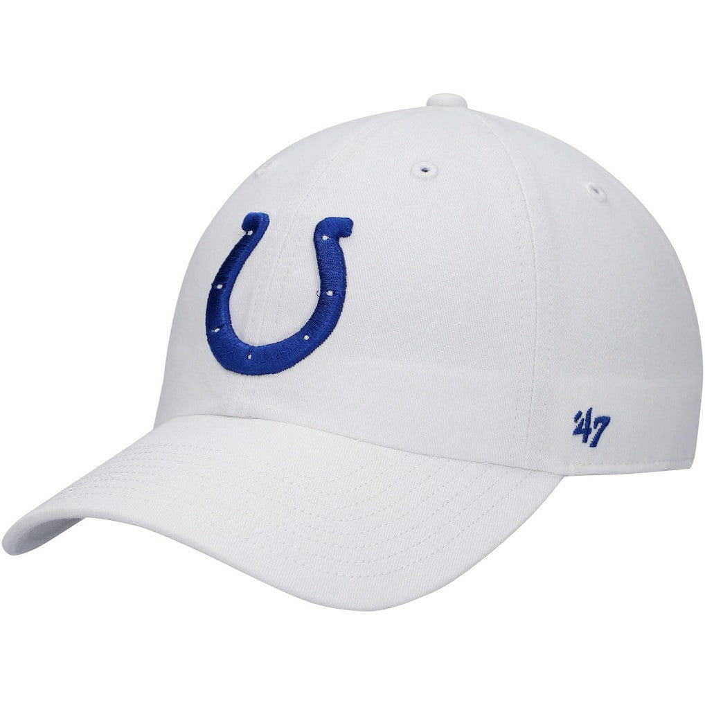 47 brand Indianapolis Colts '47 Clean Up Adjustable Hat White