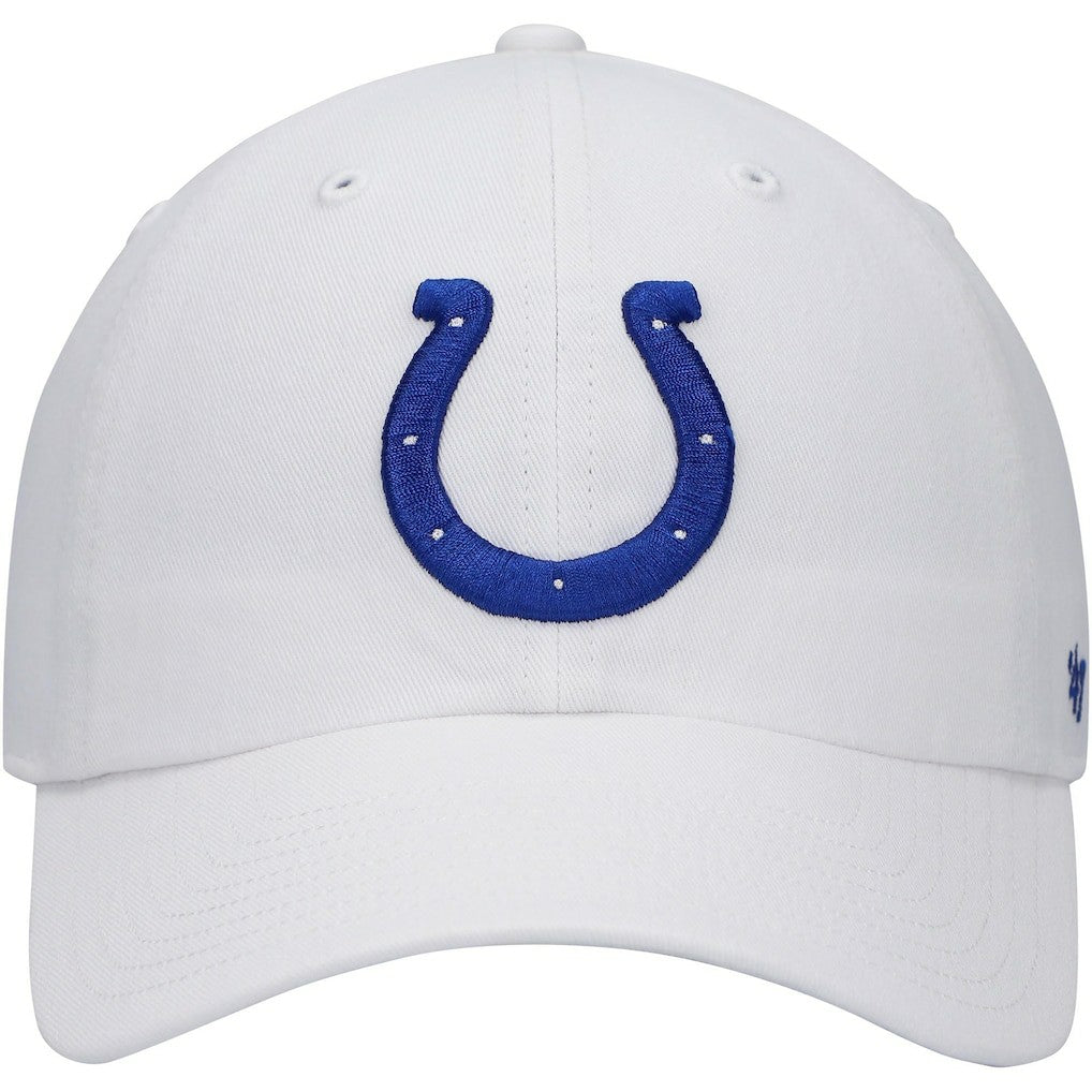 47 brand Indianapolis Colts '47 Clean Up Adjustable Hat White