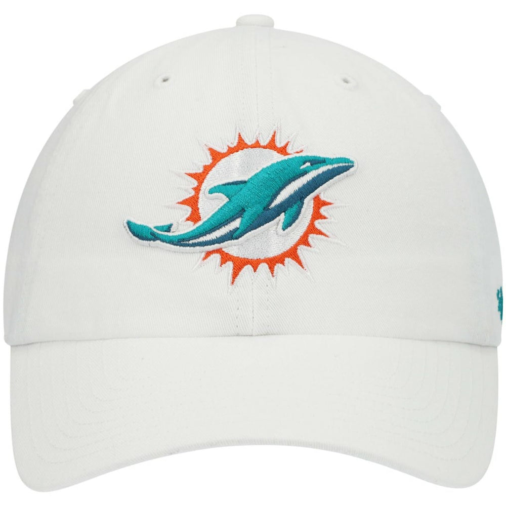 47 brand Miami Dolphins '47 Clean Up Adjustable Hat White