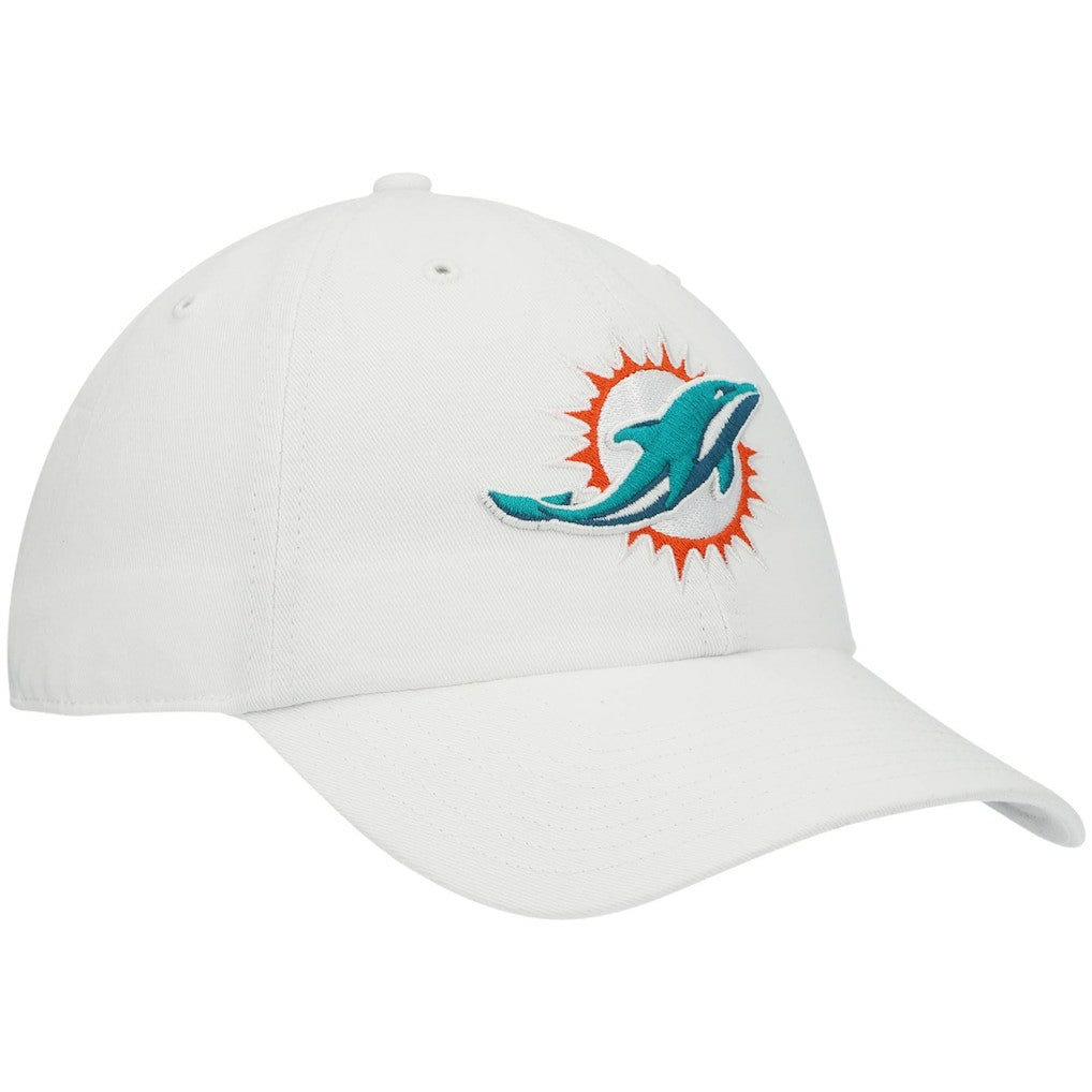 47 brand Miami Dolphins '47 Clean Up Adjustable Hat White