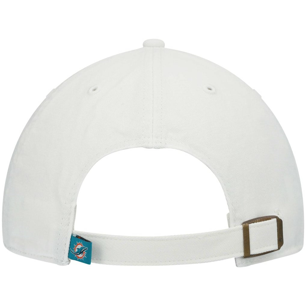 47 brand Miami Dolphins '47 Clean Up Adjustable Hat White