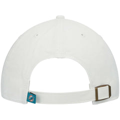 47 brand Miami Dolphins '47 Clean Up Adjustable Hat White
