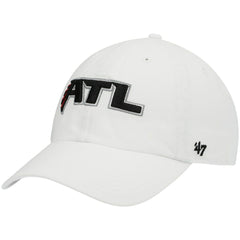 47 brand Atlanta Falcons '47 Clean Up Adjustable Hat White