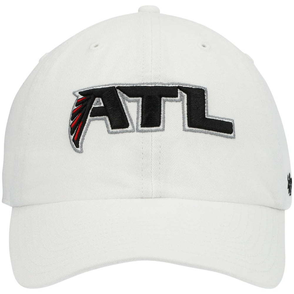 47 brand Atlanta Falcons '47 Clean Up Adjustable Hat White