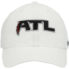 47 brand Atlanta Falcons '47 Clean Up Adjustable Hat White