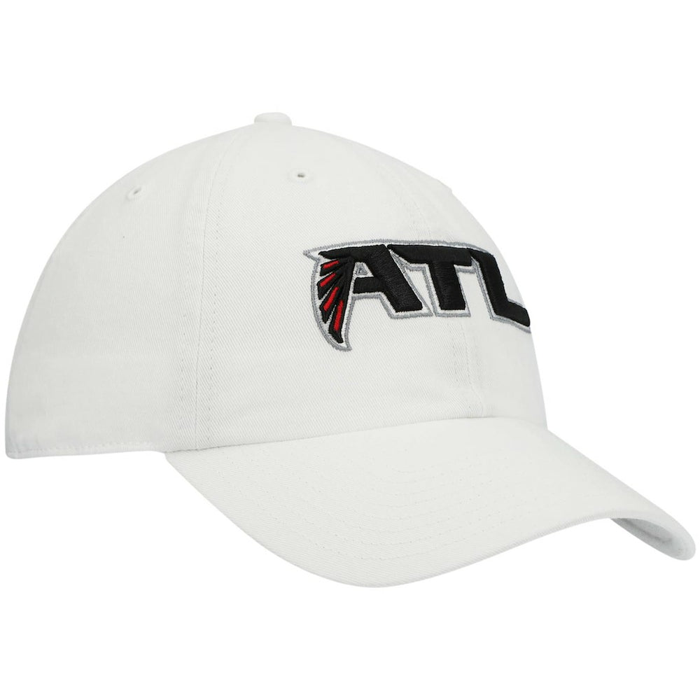 47 brand Atlanta Falcons '47 Clean Up Adjustable Hat White
