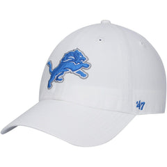 47 brand Detroit Lions '47 Clean Up Adjustable Hat White
