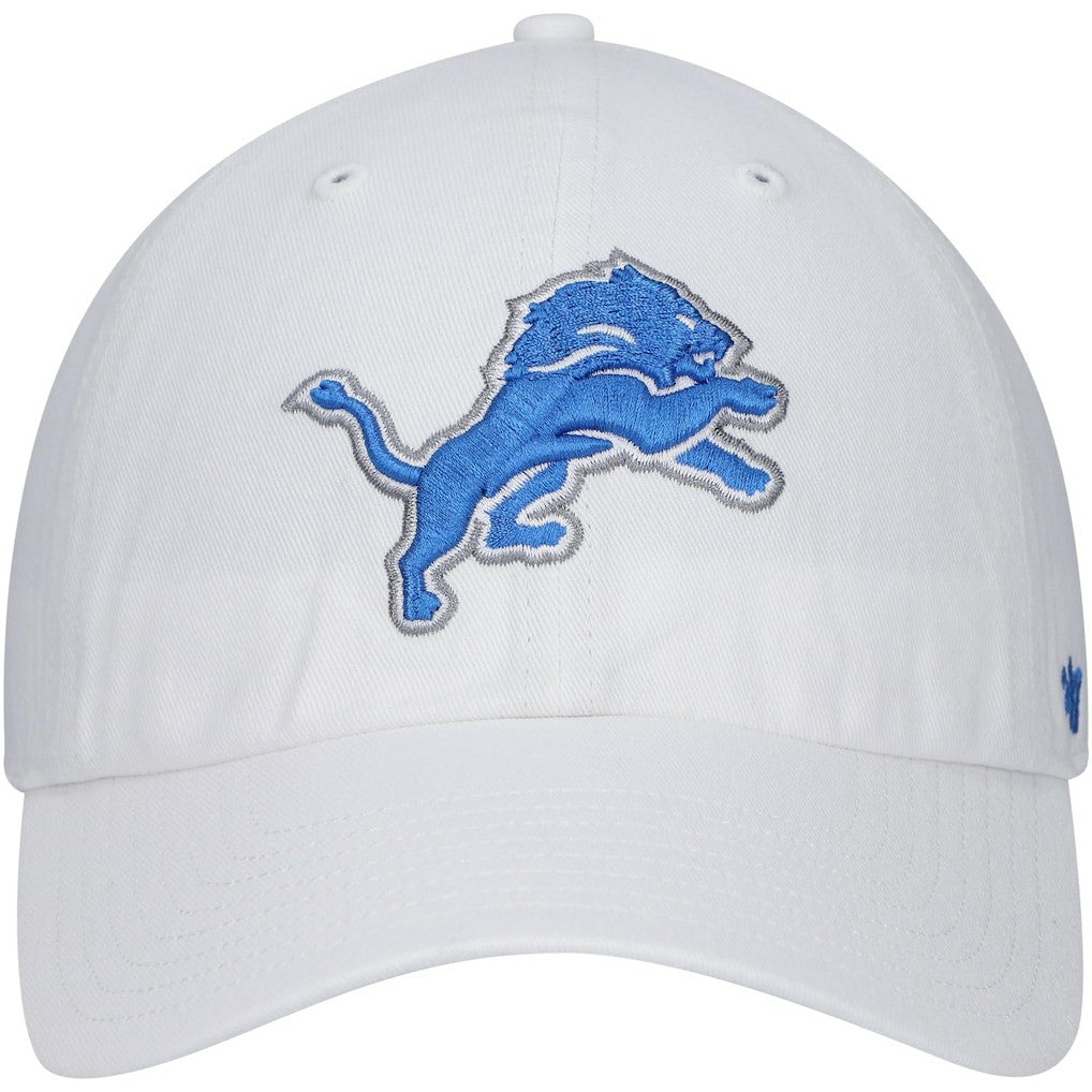 47 brand Detroit Lions '47 Clean Up Adjustable Hat White