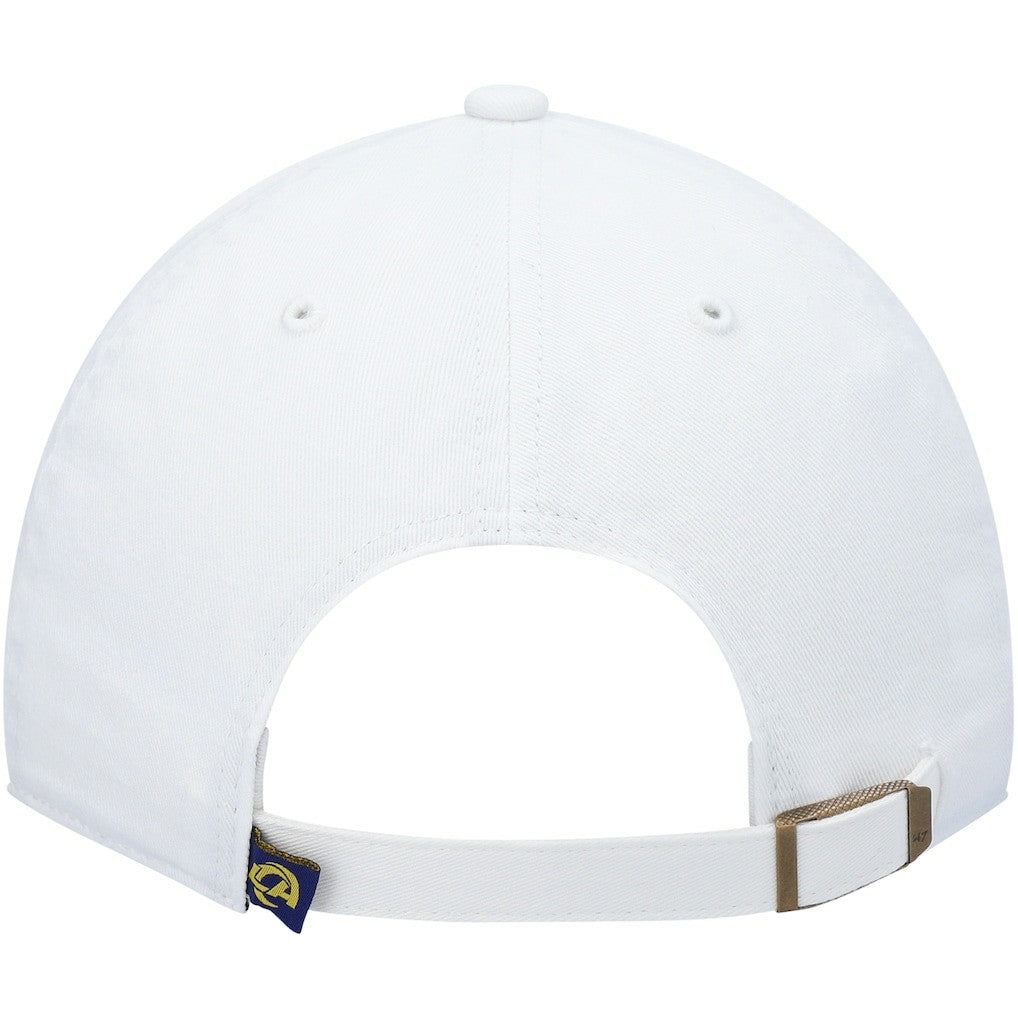 47 brand Los Angeles Rams '47 Logo Clean Up Adjustable Hat White