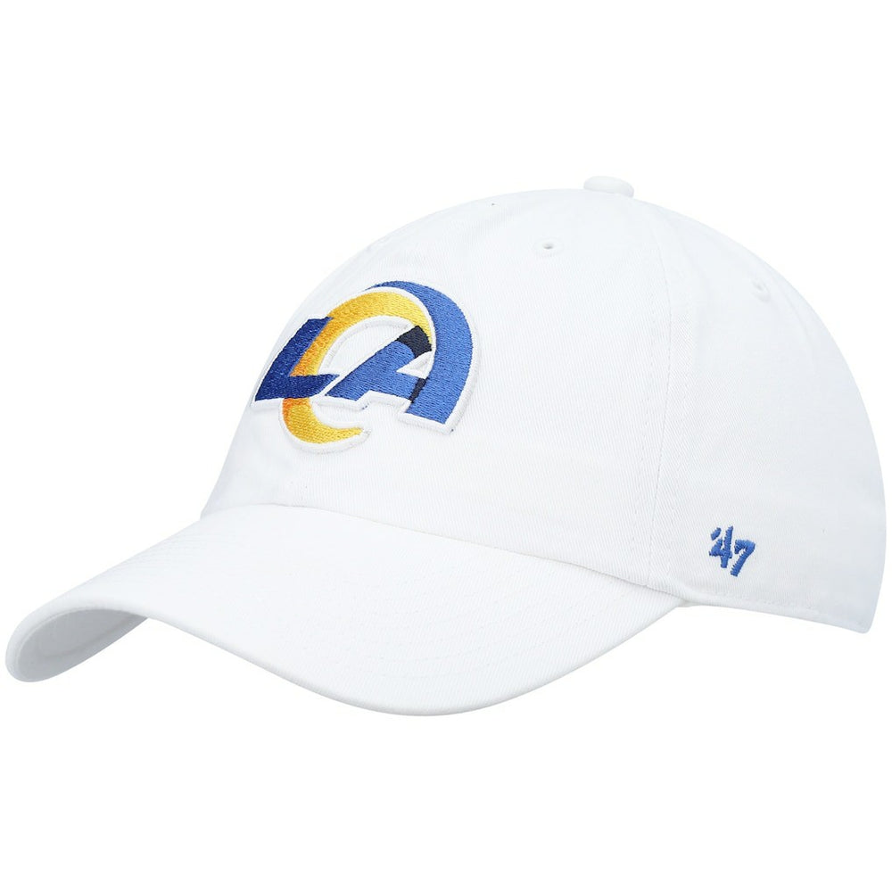 47 brand Los Angeles Rams '47 Logo Clean Up Adjustable Hat White